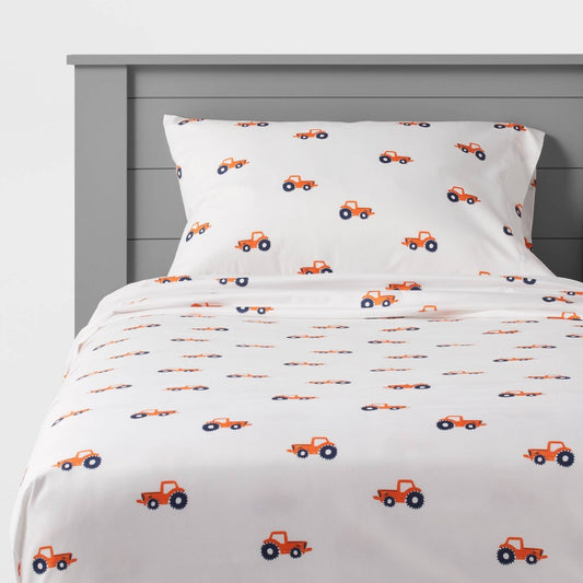Queen Tractor Microfiber Sheet Set - Pillowfort
