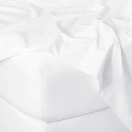 Washed Supima Percale Fitted Sheet Only - Casaluna