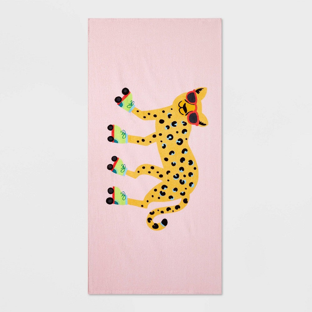 Cheetah Beach Towel - Sun Squad