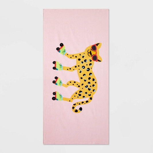 Cheetah Beach Towel - Sun Squad