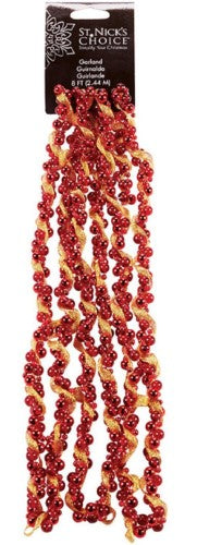 Dyno Muse Bead Bead Garland Red/Gold Plastic