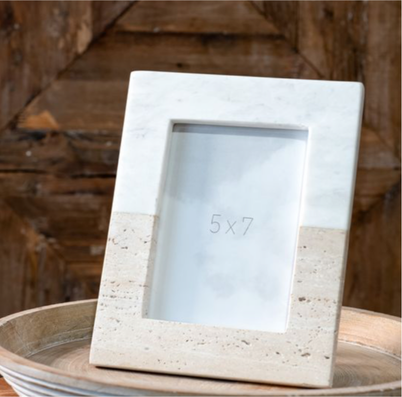 5" X 7" Marble/Travertine Frame