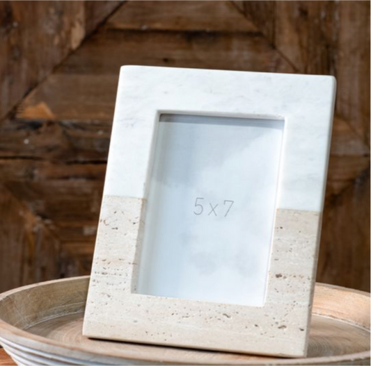5" X 7" Marble/Travertine Frame
