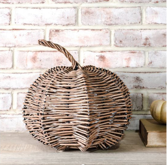 12.5” Fall Willow Pumpkin