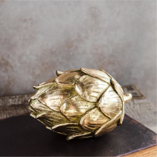 6.5” Gold Artichoke Decor