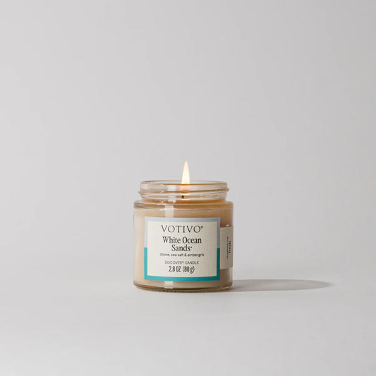 Votivo White Ocean Sands Discovery Candle