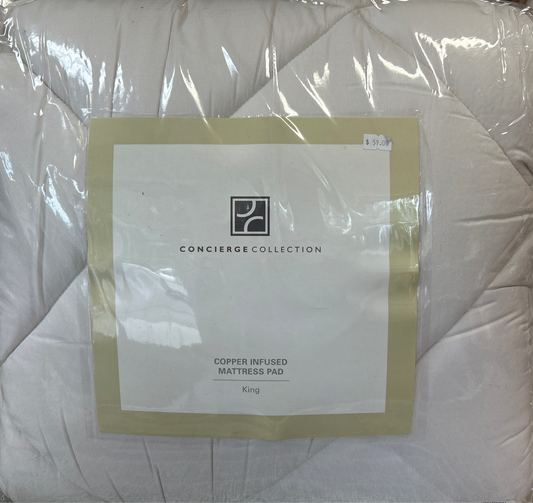 Copper Infused Mattress Pad - King