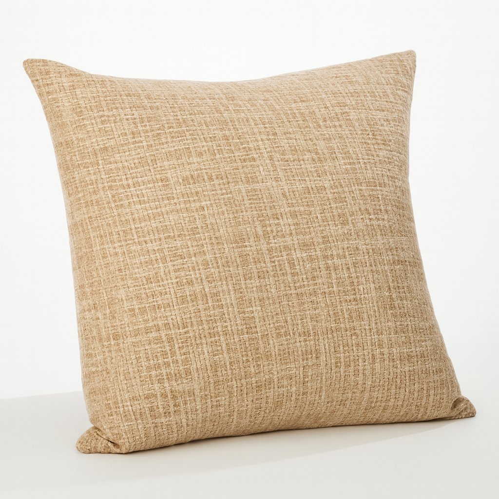Natural Down Filled Cotton 20" Throw Pillow