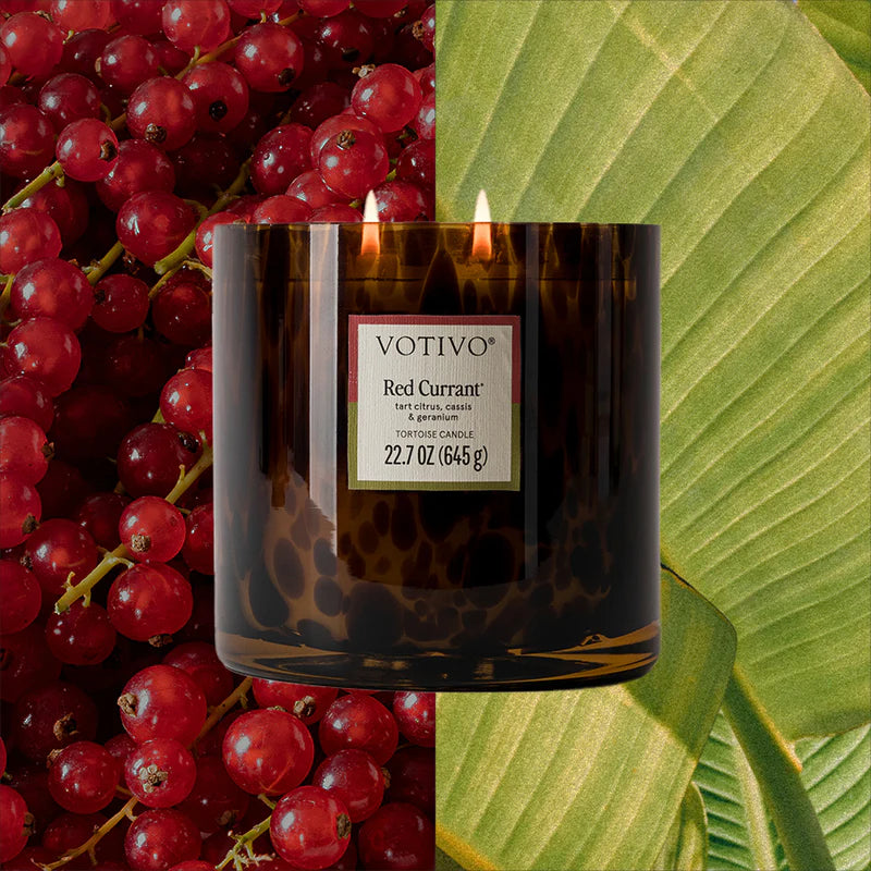 Votivo Red Currant Tortoise Candle