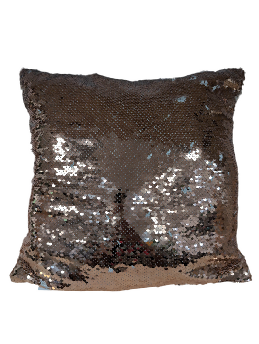 Sequined Throw Pillow Rose / White Sensory