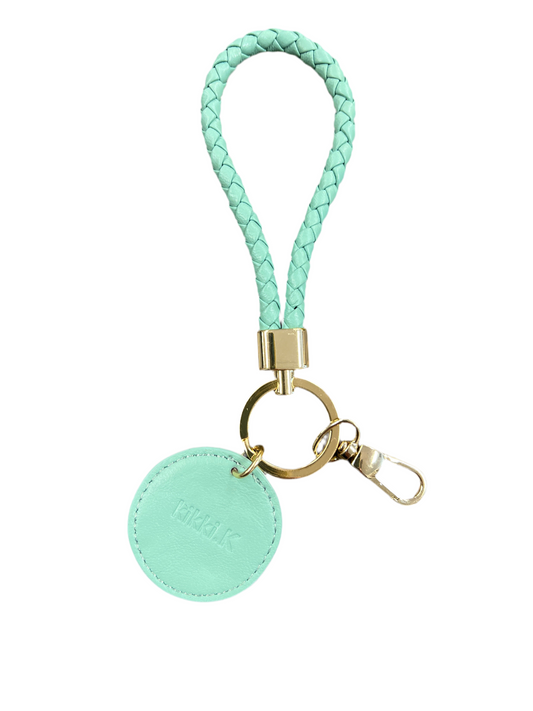 Kikki. K Leather Braided Key Ring