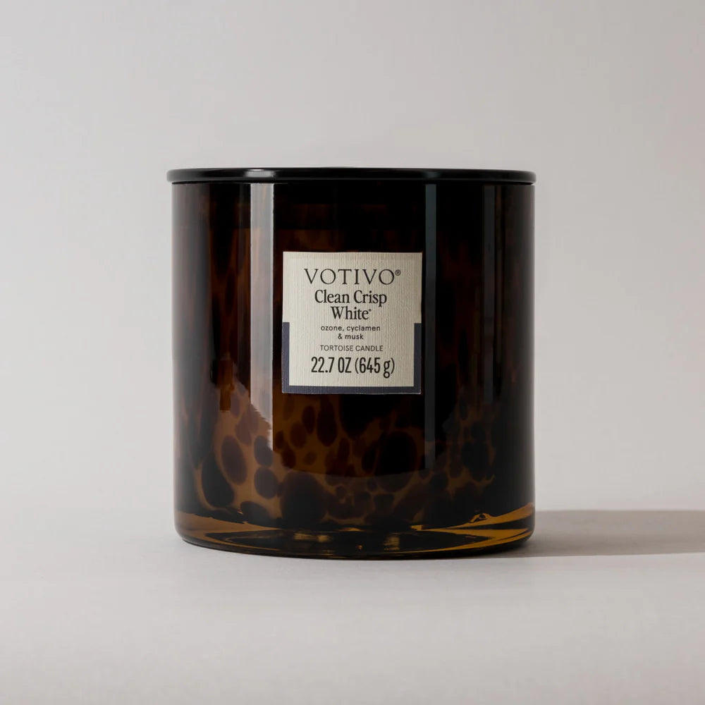 Votivo Clean Crisp White Tortoise Candle