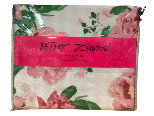 Blooming Roses - Twin Duvet Set - Betsy Johnson