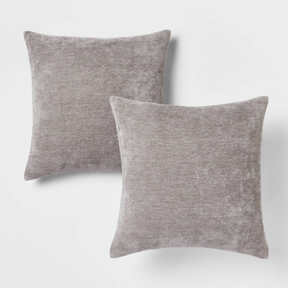 Chenille Square Throw Pillow - Threshold