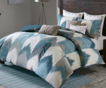 Full / Queen Ink+ivy Alpine Cotton Duvet 3pc Cover Set
