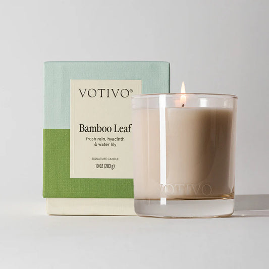Votivo Bamboo Leaf 10 oz. Signature Candle