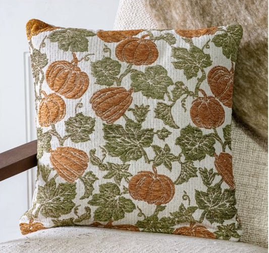 18 X 18 Rustic Pumpkin Pillow