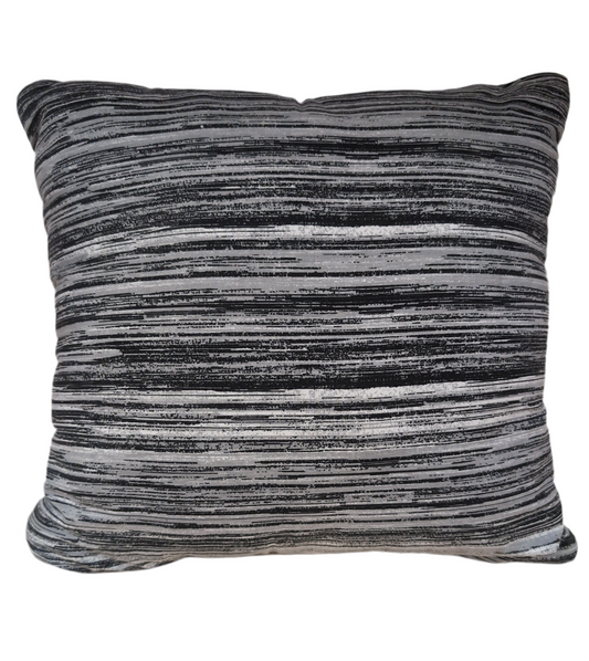 Black & White Striped Throw Pillow