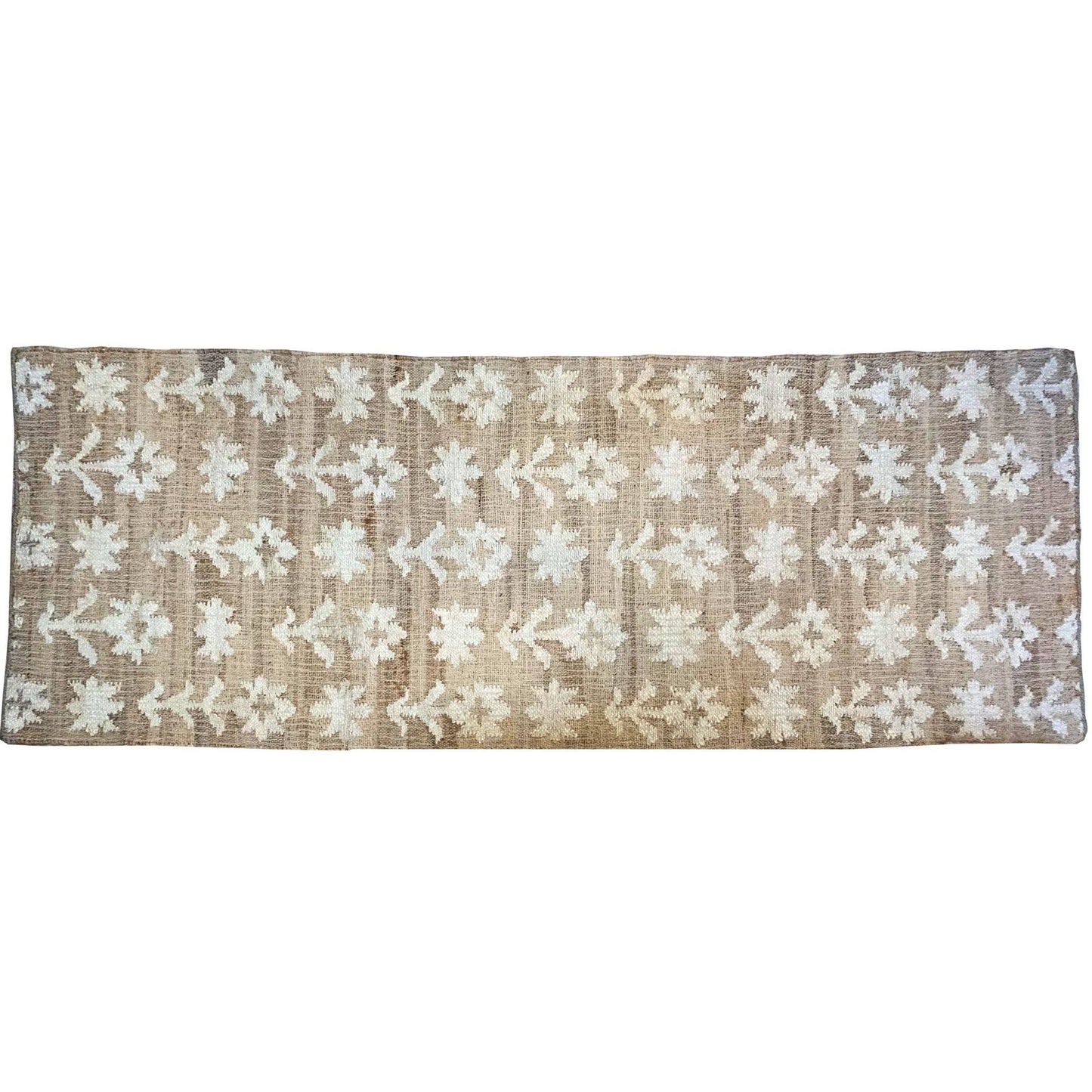 Dhalia Jute Rug, Ivory: 2.5' x 8'