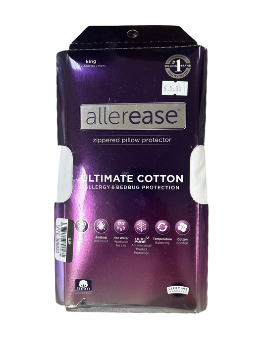 Ultimate Cotton - Allergy & Bedbug (1) Pillowcase - King