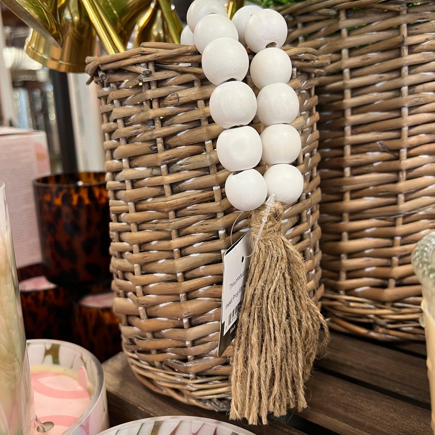 Wooden Round Garland