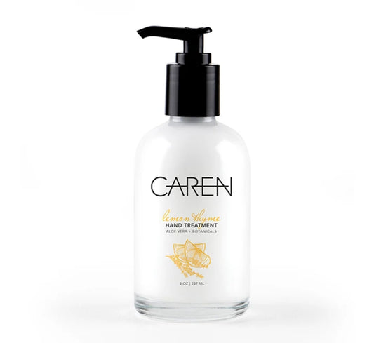 Caren Hand Treatment - Lemon Thyme - 8 oz Glass Bottle
