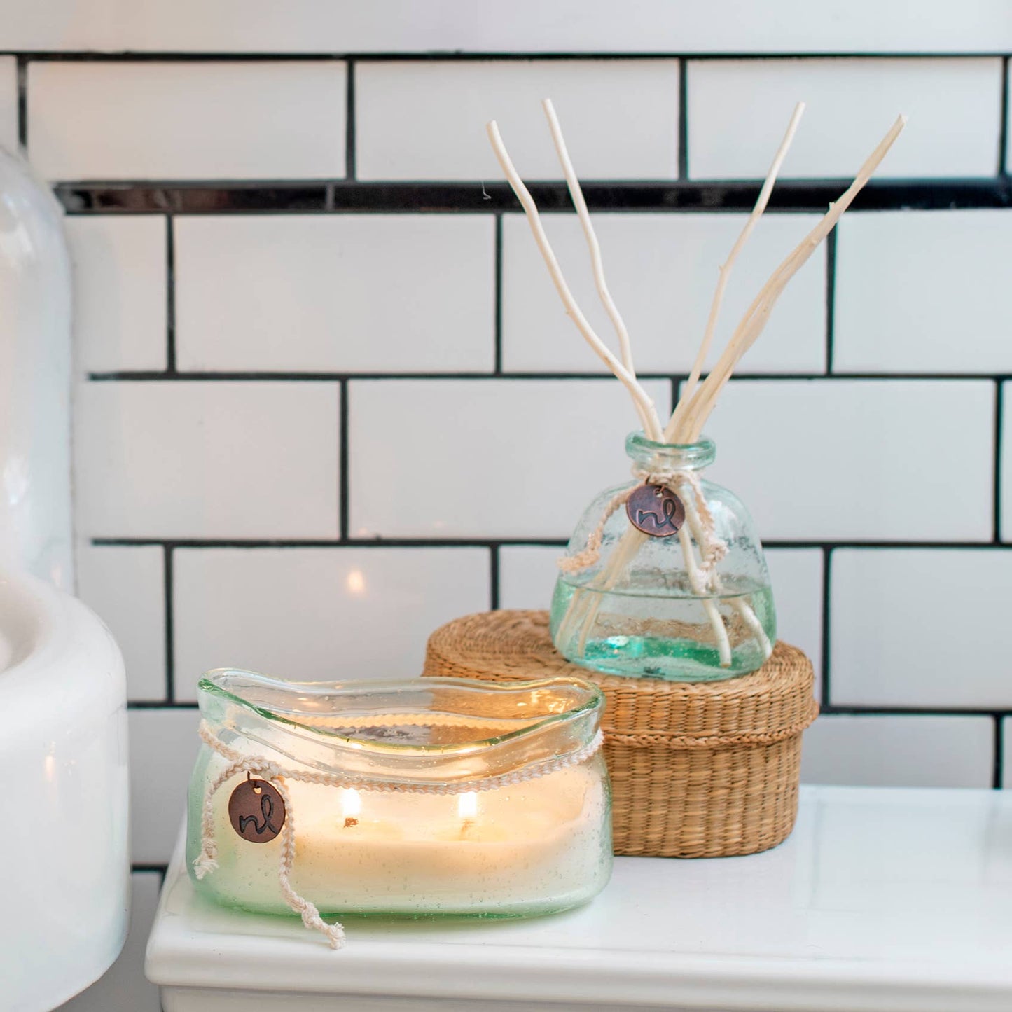 Windward Reed Diffuser: Sea Rose & Cotton