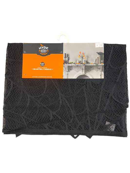 Web & Spiders Mantel Fabric - Hyde and Eek!