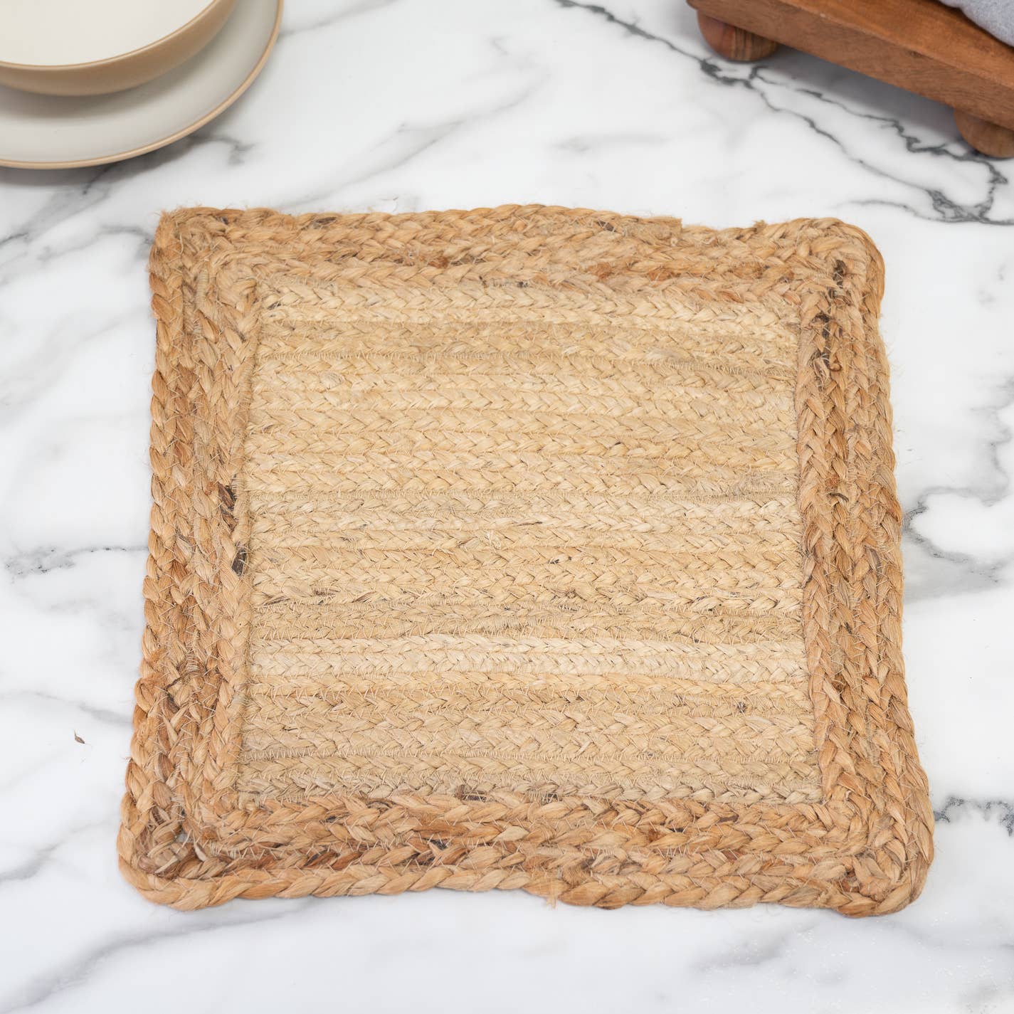 Eco Chic Jute Square Placemat