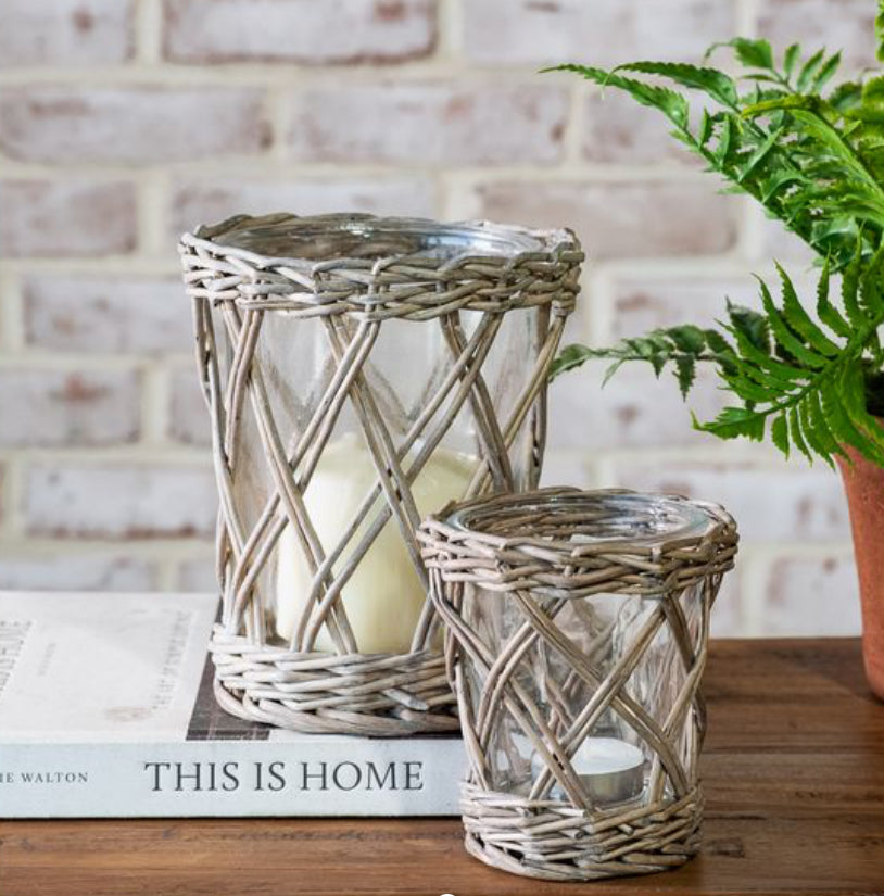 WillowGlass Candle Holders