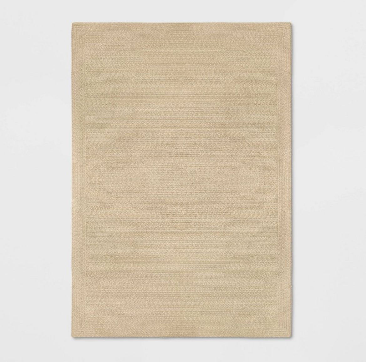 7 ’x 10’ Natural Woven Rectangular Outdoor Area Rug Heathered Cream - Threshold