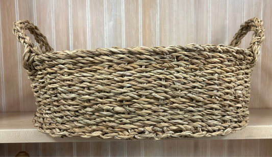 Large Oval Seagrass Basket