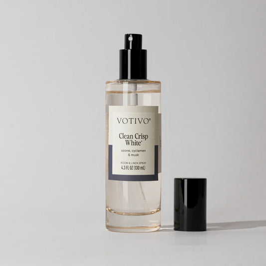 Votivo Clean Crisp White Room & Linen Spray