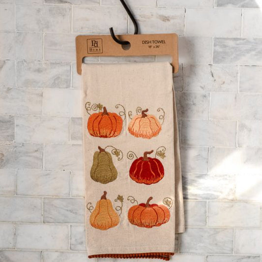 26" Autumn Pumpkin Dish Towel