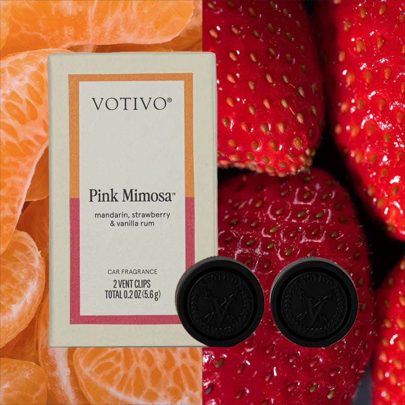Votivo Pink Mimosa Car Fragrance (2 Pack)