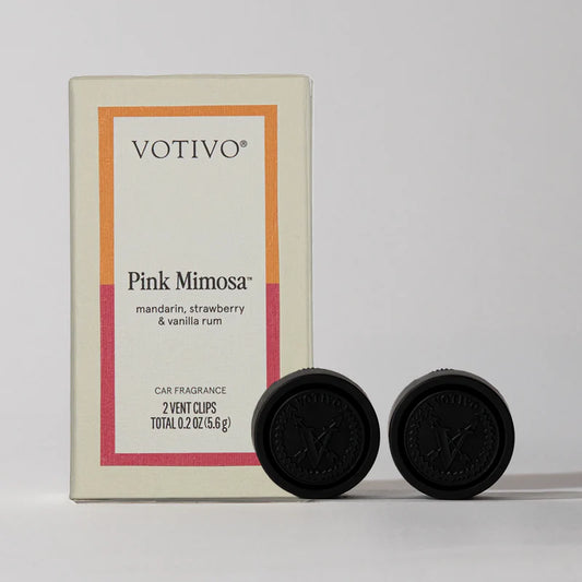 Votivo Pink Mimosa Car Fragrance (2 Pack)