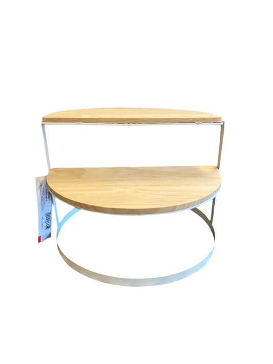Tiered Wooden Storage Shelf
