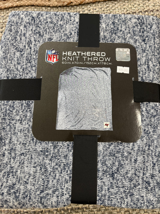 Heathered Knit Throw - Navy 60” x 70”