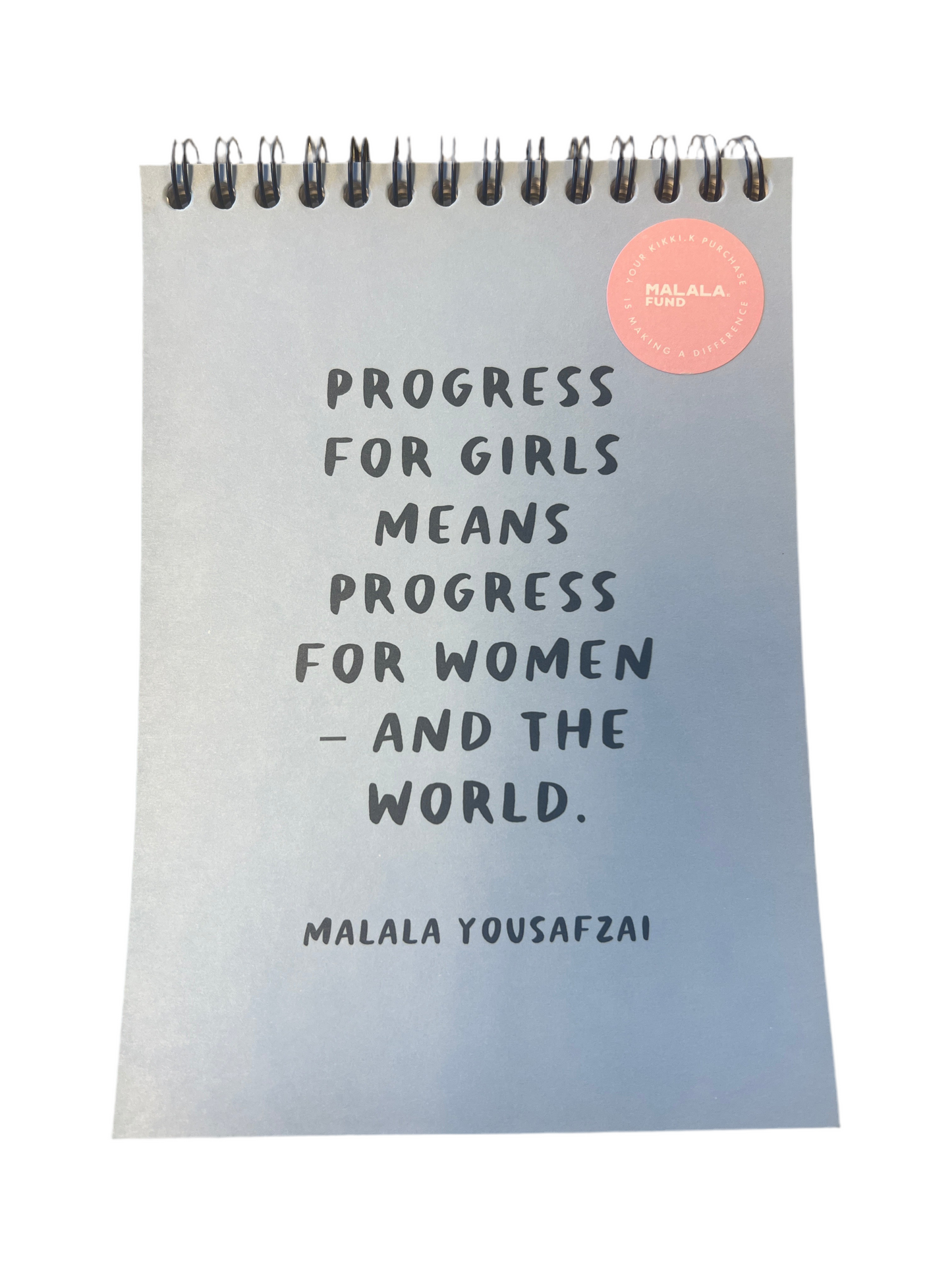 Kikki. K x Malala Fund Spiral Notepad BlueBell