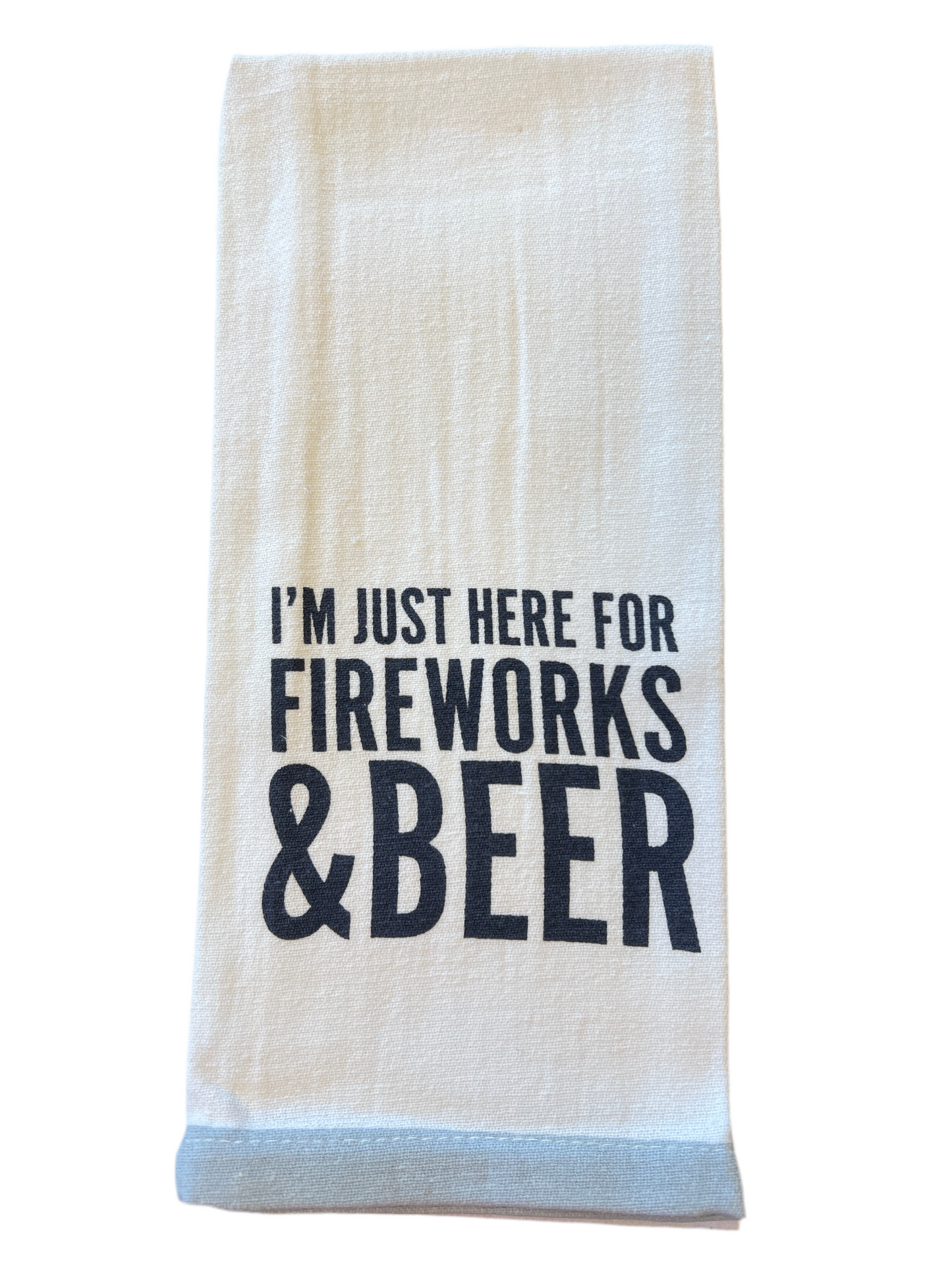 Hand Towel Fireworks & Beer - 1 Dish Towel