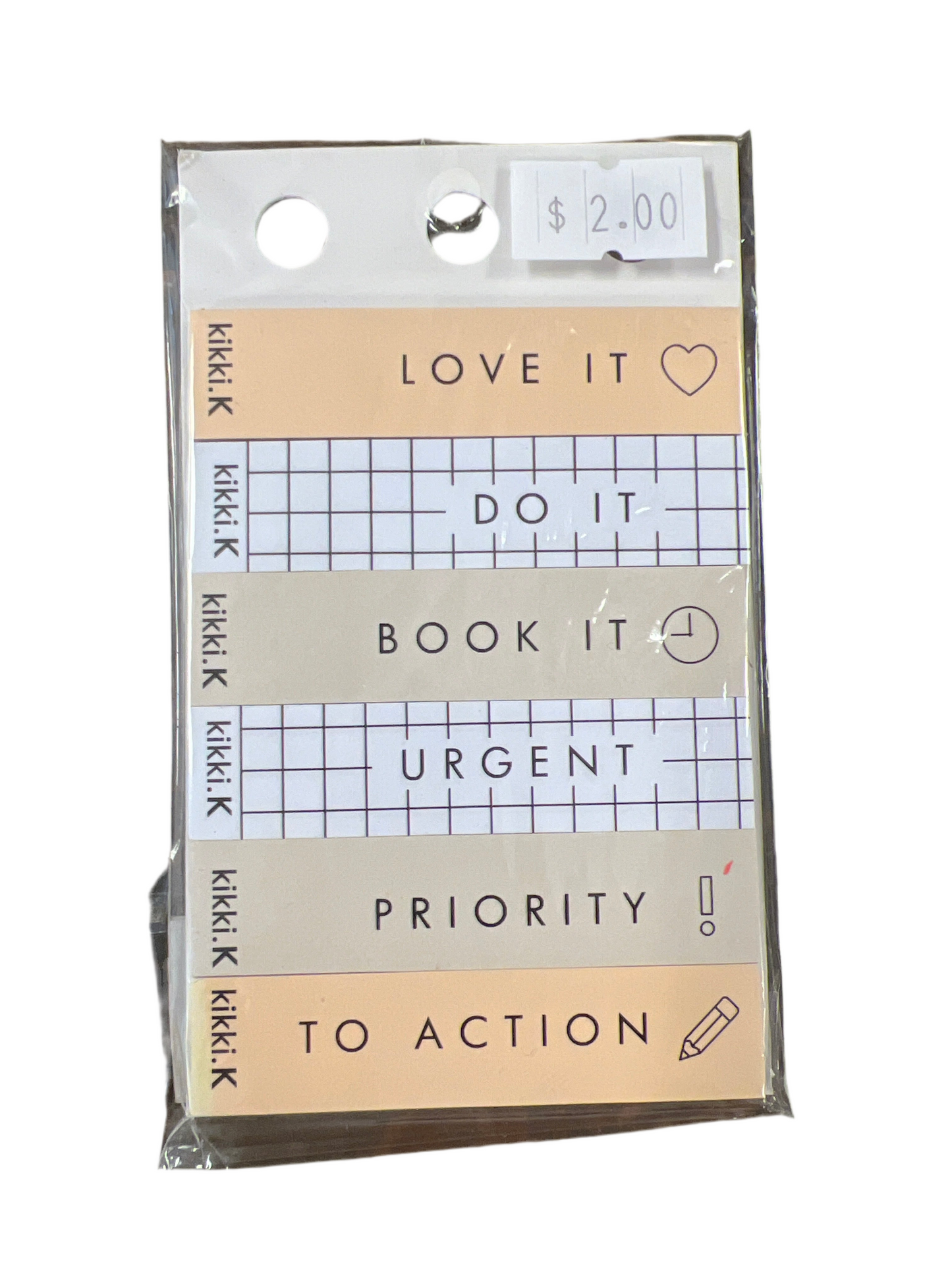 Kikki. K Adhesive Notes 6PK