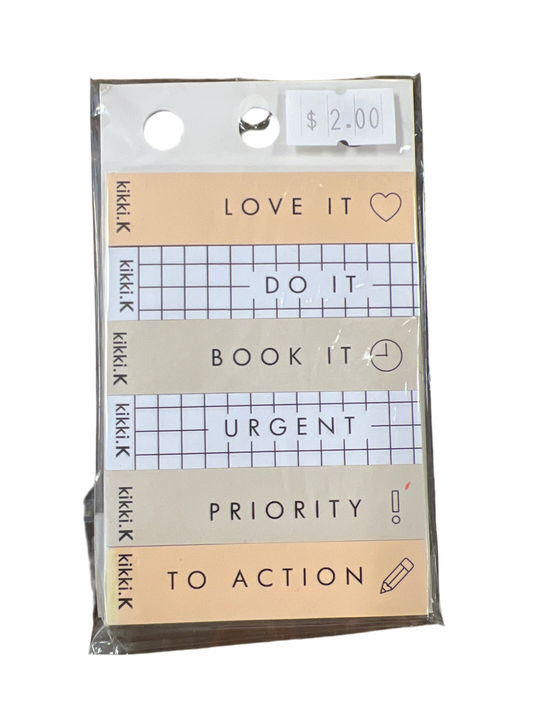 Kikki. K Adhesive Notes 6PK