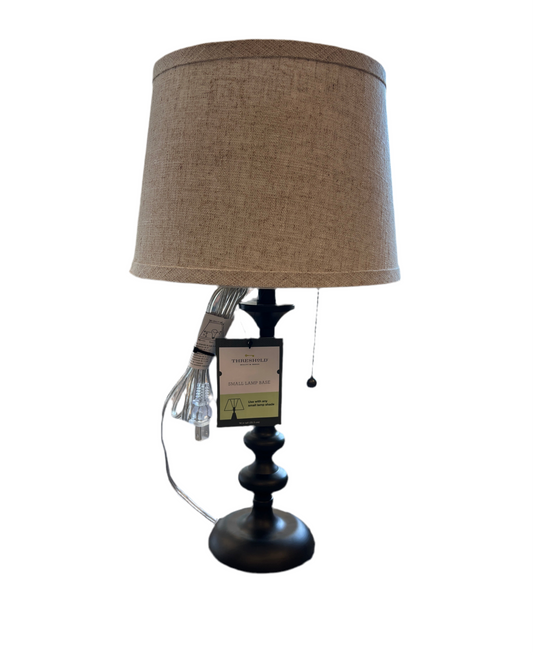 Small Stick 14" Lamp Black - Threshold