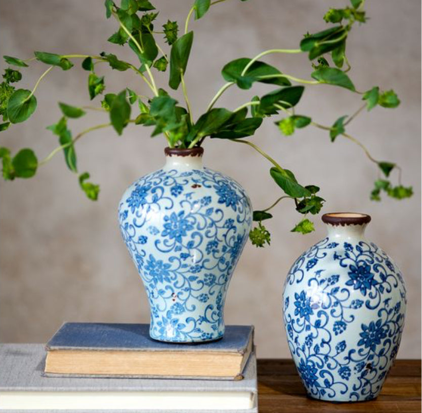 Vintage Floral Vase Small