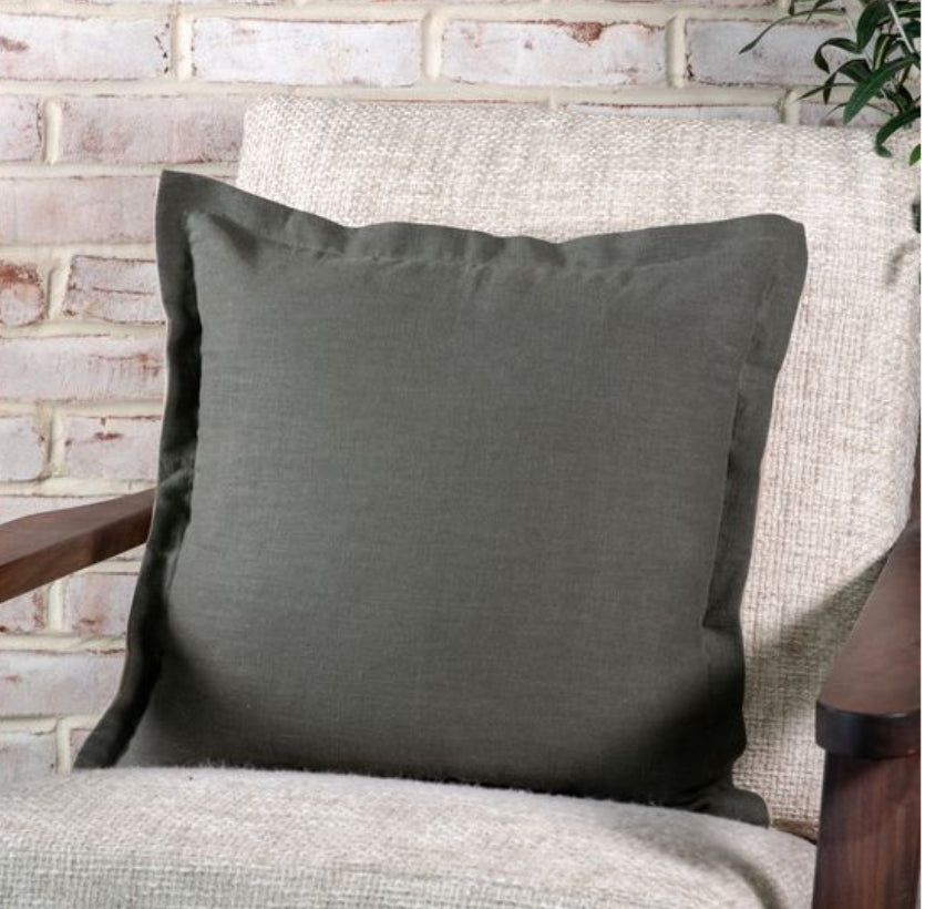 18 X 18 Basil Linen Pillow