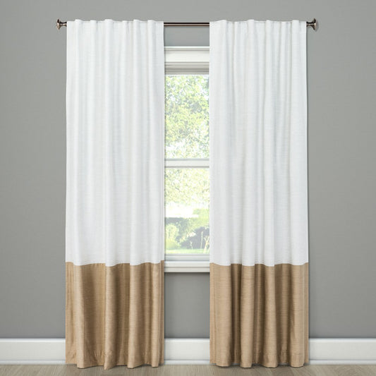 108" x 50" Blackout Color Block Curtain Panel Project 62 Set of 2