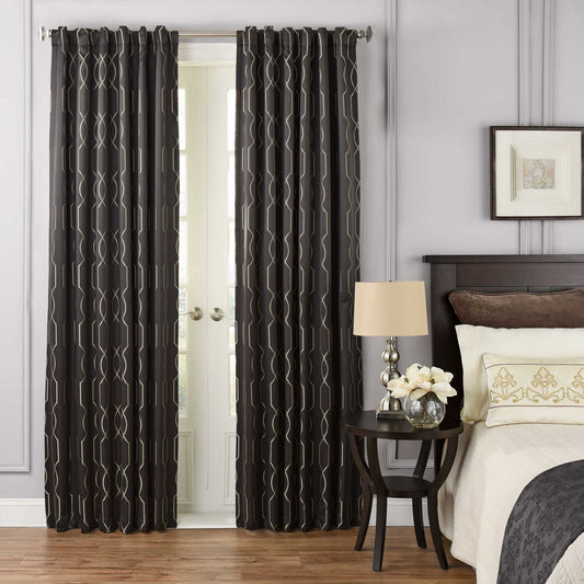 52” x 63” Beautyrest Blackout Window Rod Pocket Curtain Panel - 1 Panel