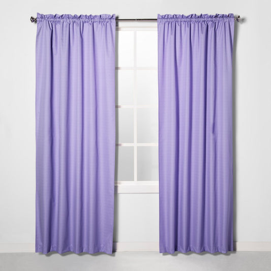 42" x 84" Eclipse Blackout Window Curtain Panel Lilac - 1 Panel
