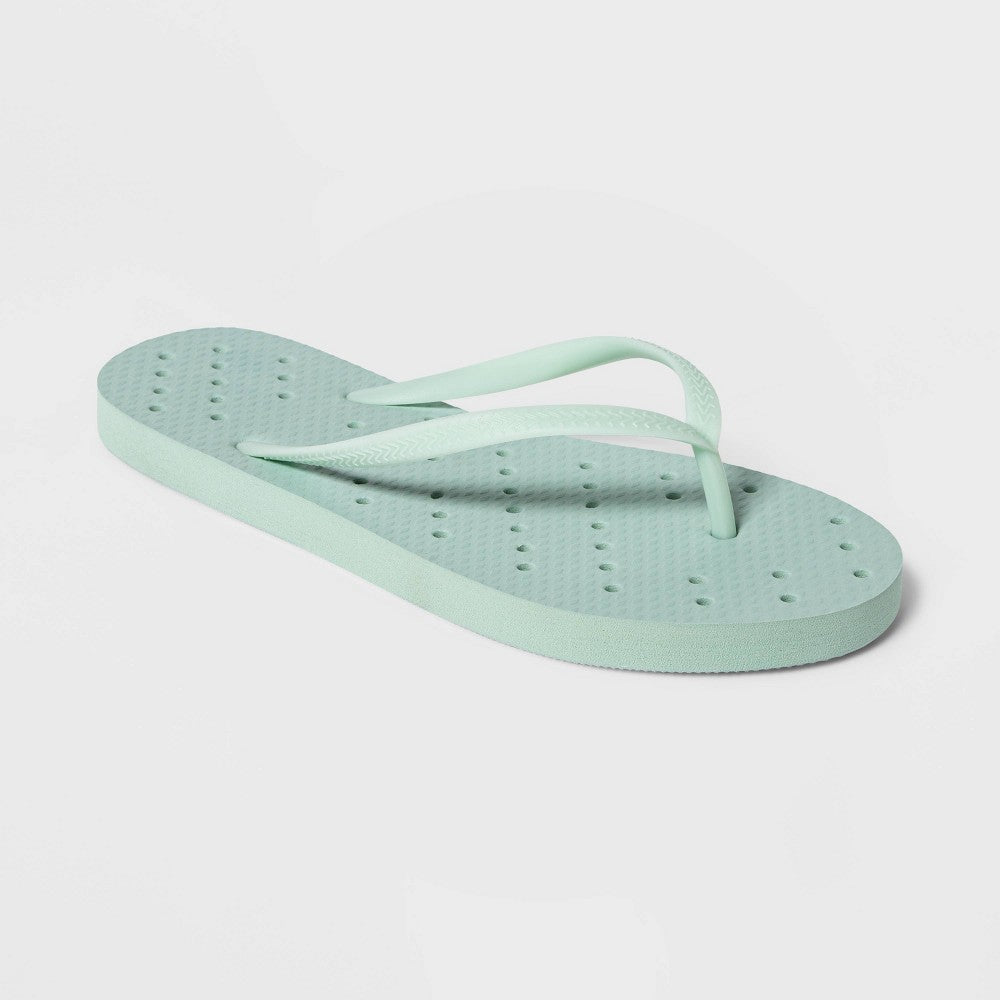 XS Mint Shower Flip Flop Sandals - Room Essentials