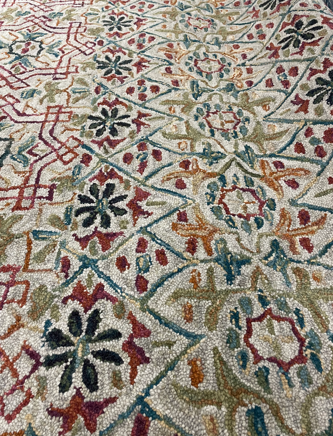 7’ x 10’ Marrakesh Multicolor 100% Wool Area Rug